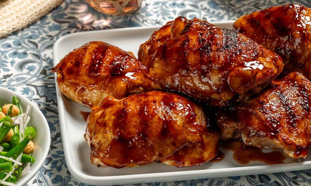 glazed chicken thighs