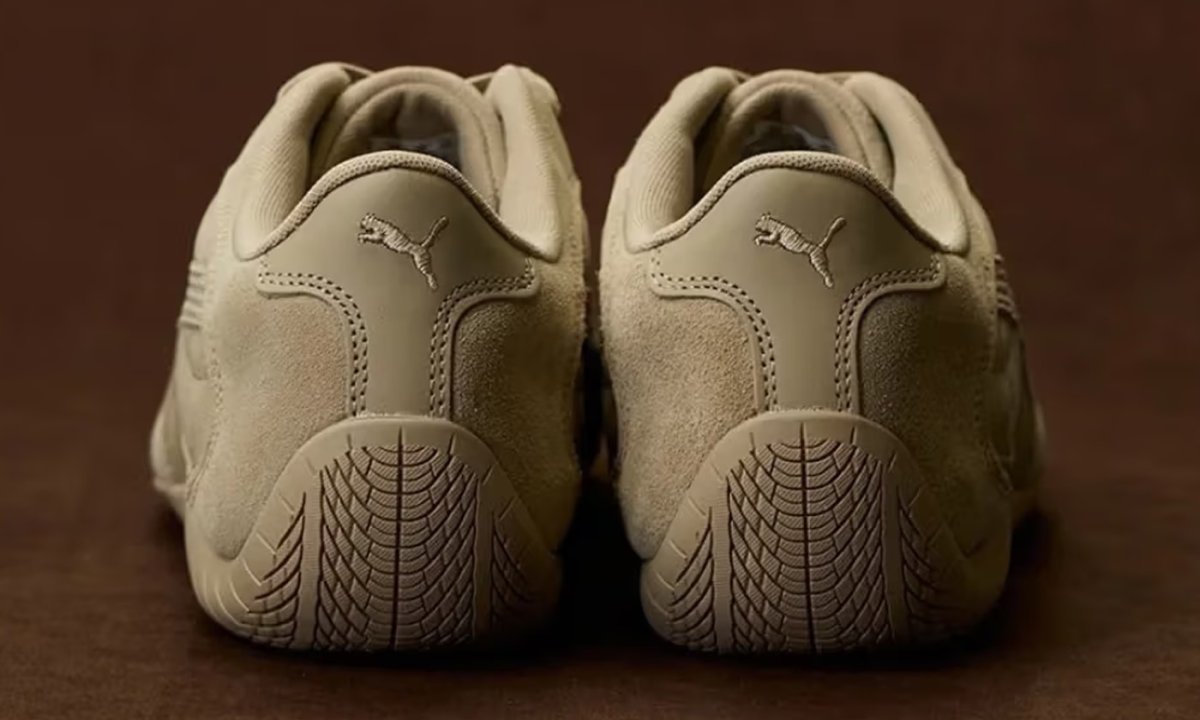 back of PUMA speedcat sneaker