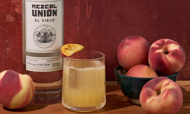 Grilled Peach Margarita.