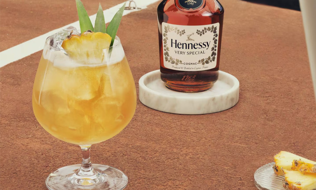 Hennessy Pineapple cocktail.