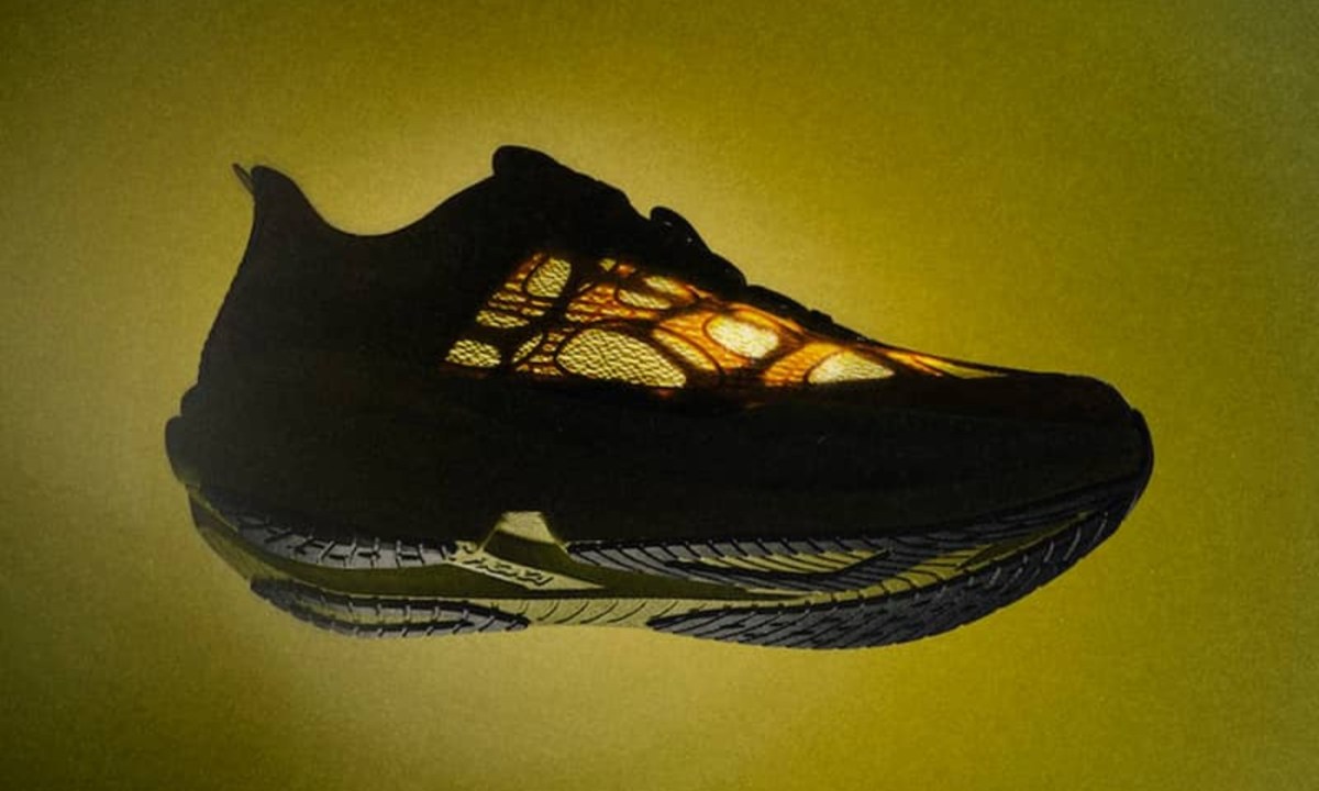 hoka see through sneaker