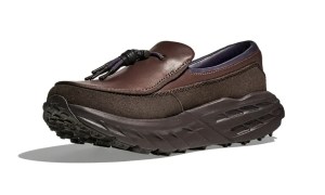 hoka speed loafer walnut