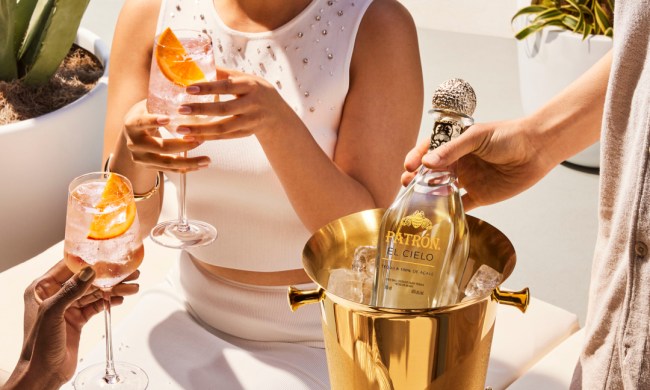 PATRON spritz table.