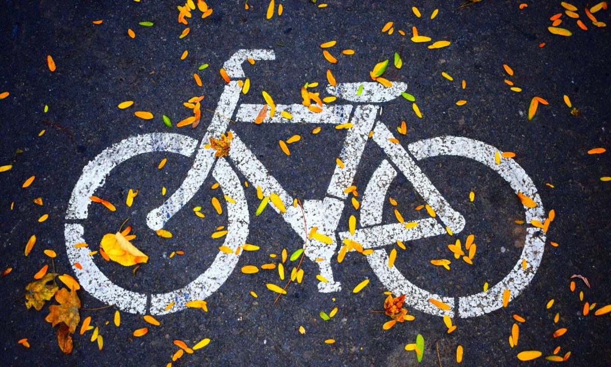 bicycle on path