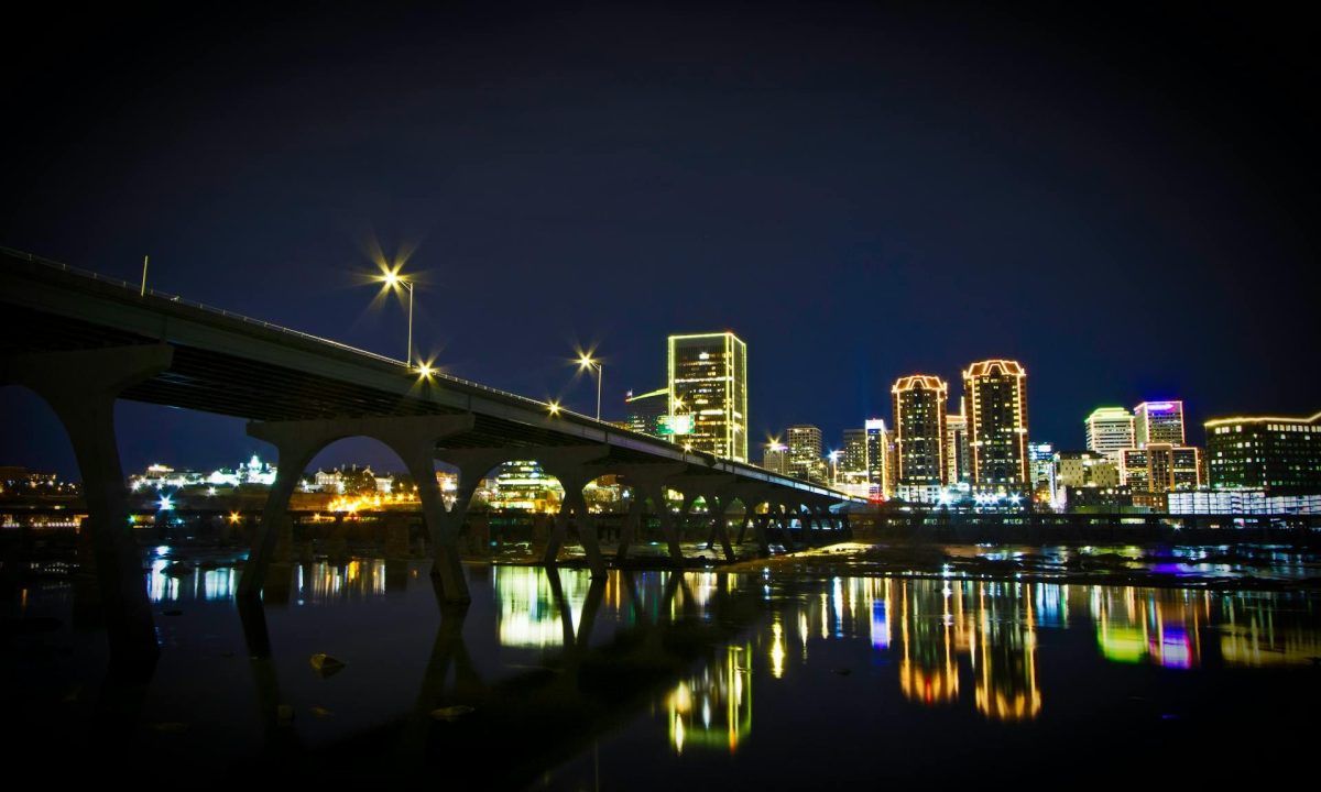 Virginia Richmond city lights