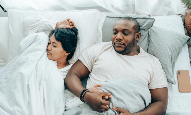 man sleeping