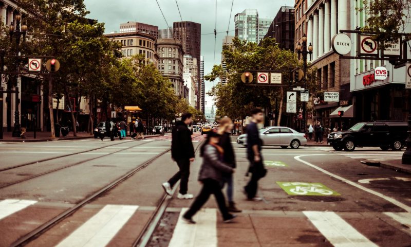 people walking