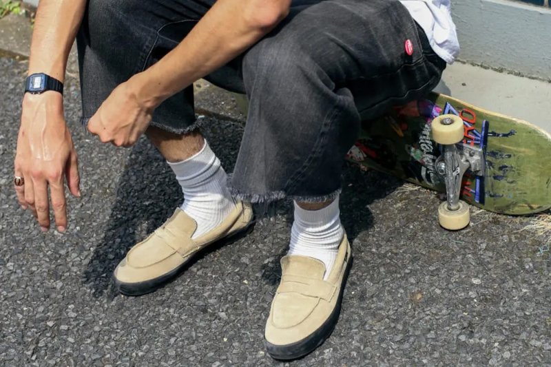 vans skate loafer
