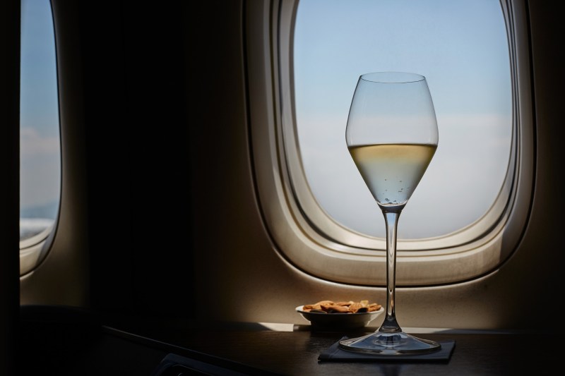 Cathay Pacific white wine