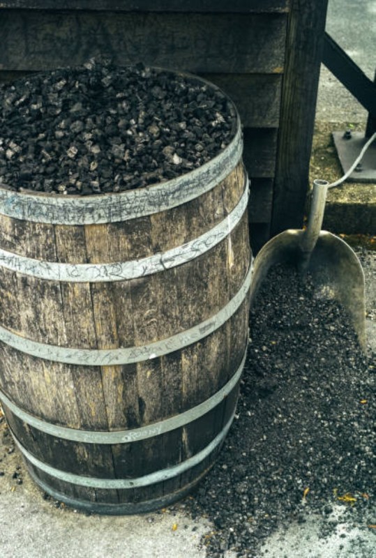 Charcoal whiskey