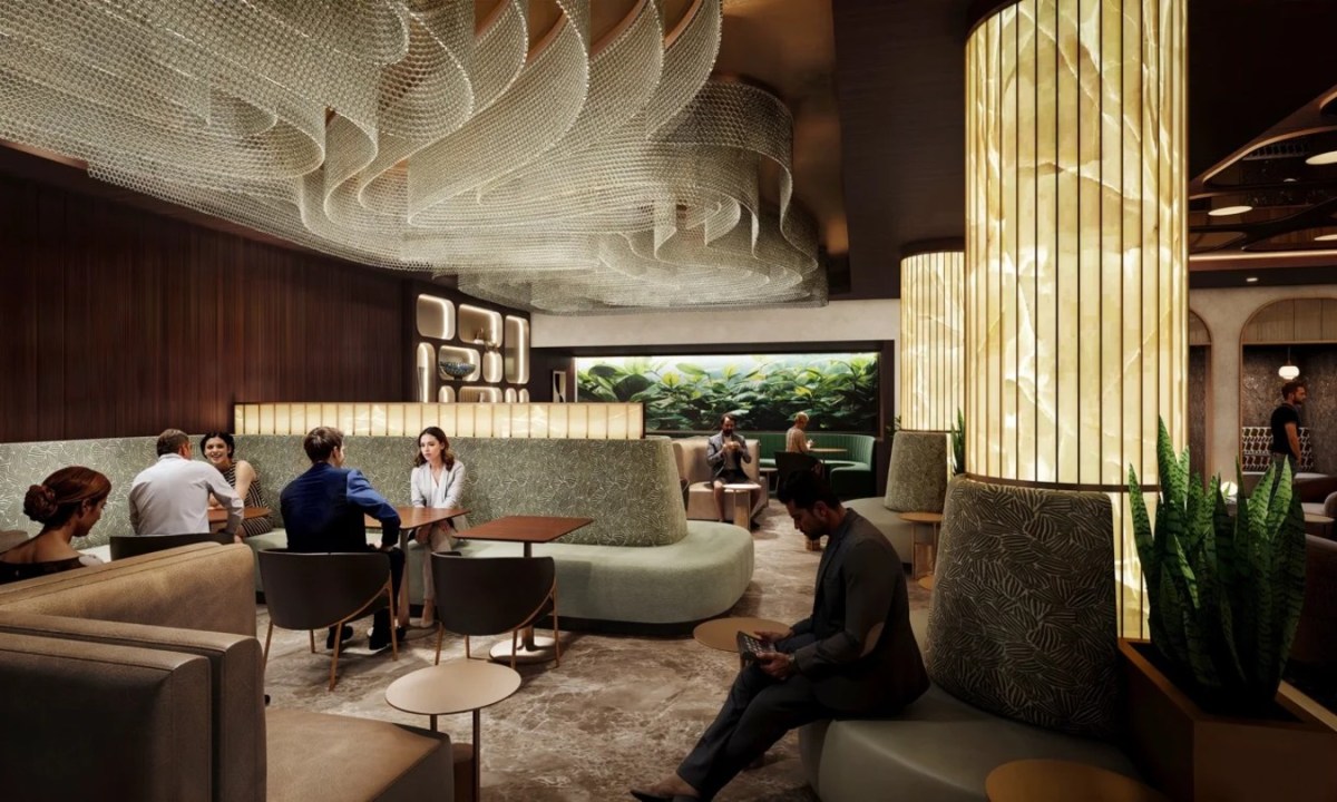 PPG lounge at JFK airport