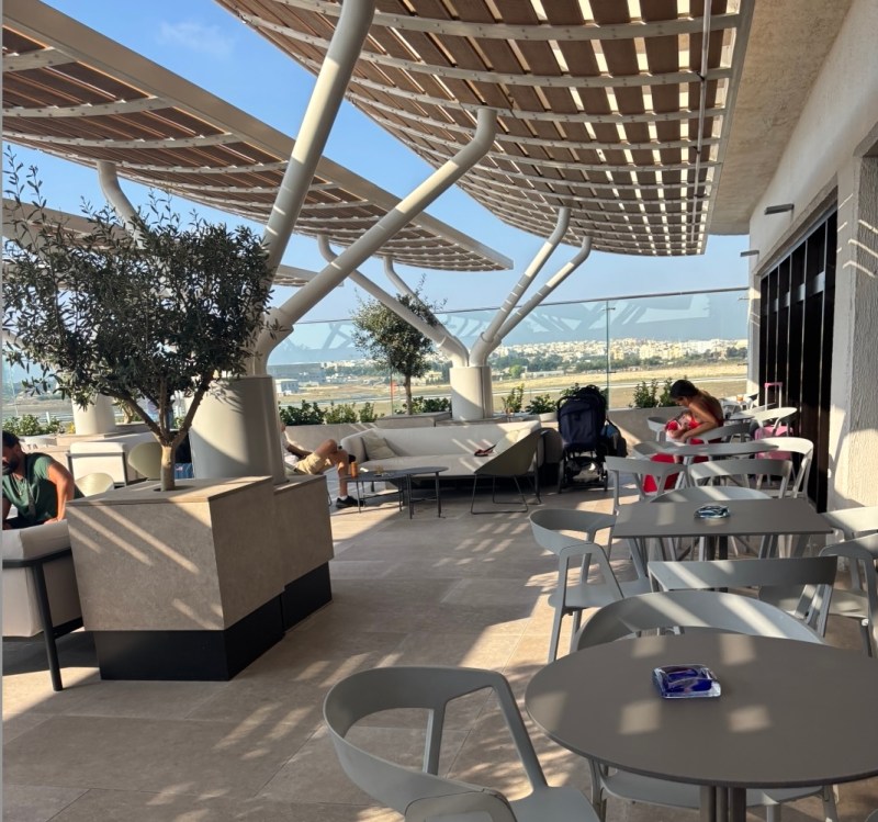 Airport Lounge in Malta