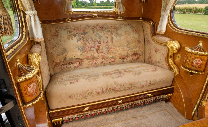 The Phantom of Love Rolls Royce Interior seat.
