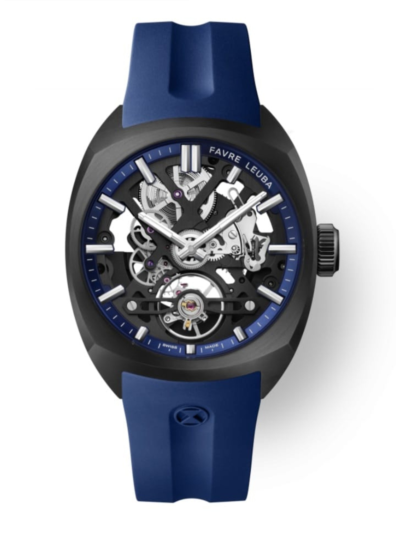 Favre Leuba Chief Skeleton watches, in blue