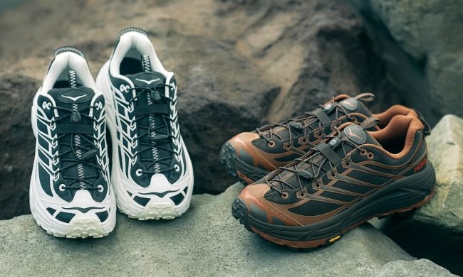 pairs of hoka mafate three2 sneakers