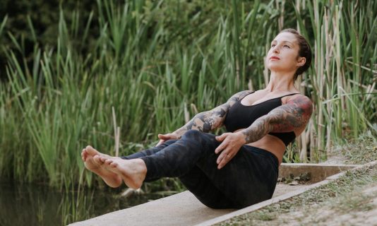 boat pose