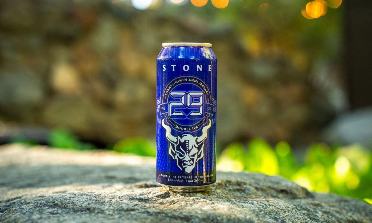 Stone Brewing 29th Anniversary Double IPA.