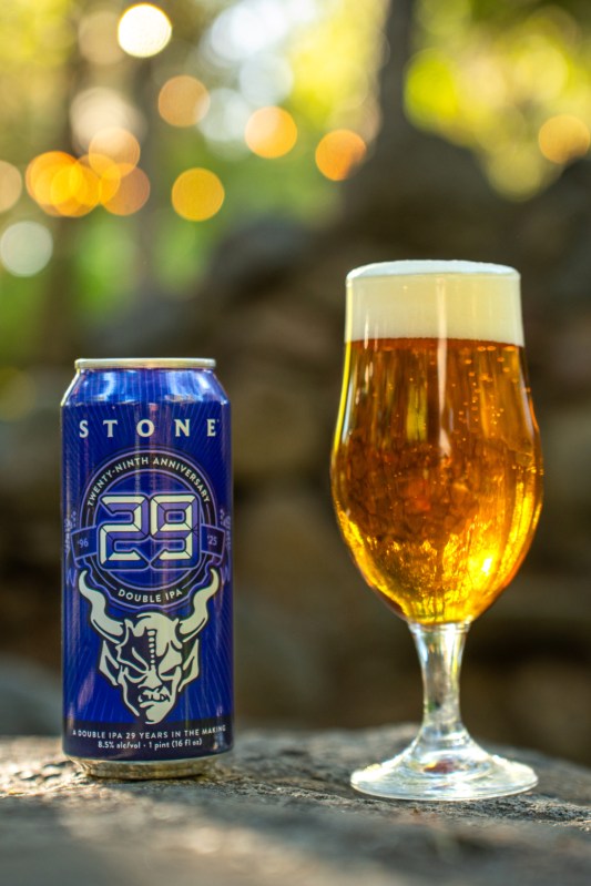Stone Brewing 29th Anniversary Double IPA.